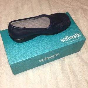 New! Navy Blue SoftWalk Shoes